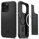 Husa de protectie Spigen Mag Armor, pentru iPhone 15 Pro Max, Senzatie premium la atingere, Tehnologie avansata anti-soc, Matte Black (iPhone 15 Pro Max, ACS06597) by www.silkase.ro