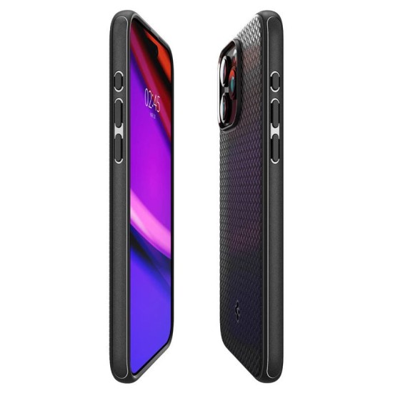 Husa de protectie Spigen Mag Armor, pentru iPhone 15 Pro Max, Senzatie premium la atingere, Tehnologie avansata anti-soc, Matte Black (iPhone 15 Pro Max, ACS06597) by www.silkase.ro