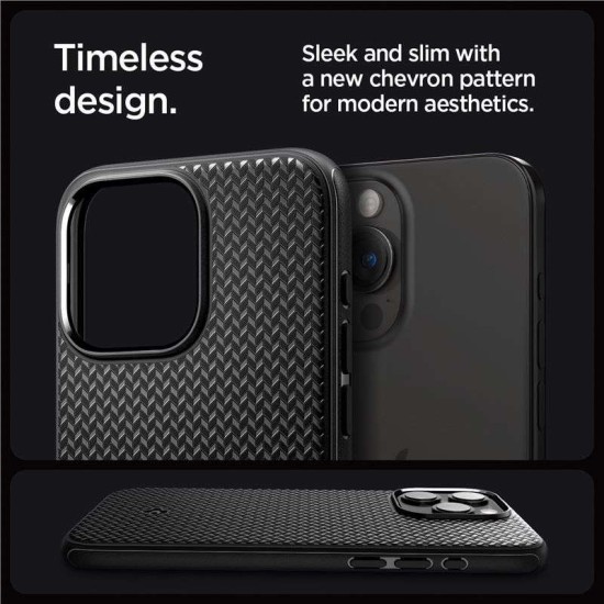 Husa de protectie Spigen Mag Armor, pentru iPhone 15 Pro Max, Senzatie premium la atingere, Tehnologie avansata anti-soc, Matte Black (iPhone 15 Pro Max, ACS06597) by www.silkase.ro