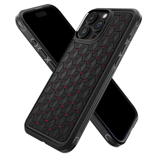 Husa Spigen Cryo Armor compatibila cu iPhone 15 Pro Max Red (iPhone 15 Pro Max, ACS06604) by www.silkase.ro