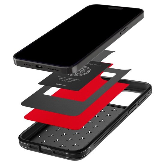 Husa Spigen Cryo Armor compatibila cu iPhone 15 Pro Max Red (iPhone 15 Pro Max, ACS06604) by www.silkase.ro