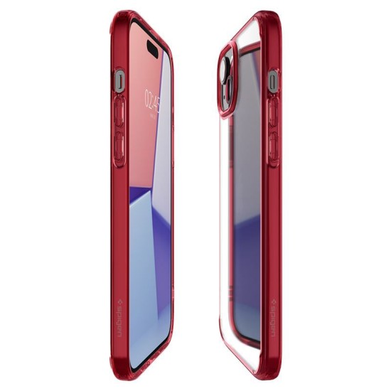 Husa Spigen Ultra Hybrid compatibila cu iPhone 15 Plus Red Crystal (Spigen, iPhone 15 Plus) by www.silkase.ro Husa Spigen Ultra Hybrid compatibila cu iPhone 15 Plus Red Crystal (iPhone 15 Plus, ACS06654) by www.silkase.ro