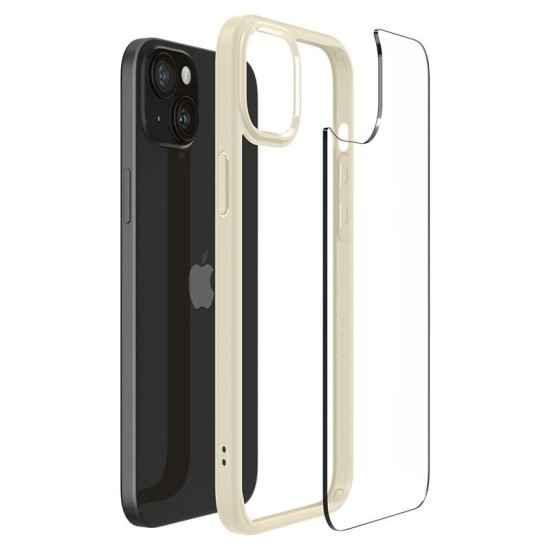 Husa Spigen Ultra Hybrid compatibila cu iPhone 15 Plus Beige (Spigen, iPhone 15 Plus) by www.silkase.ro Husa Spigen Ultra Hybrid compatibila cu iPhone 15 Plus Beige (iPhone 15 Plus, ACS06658) by www.silkase.ro