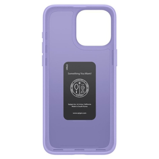 Husa slim Spigen Thin Fit compatibila cu iPhone 15 Pro Purple (iPhone 15 Pro, ACS06692) by www.silkase.ro