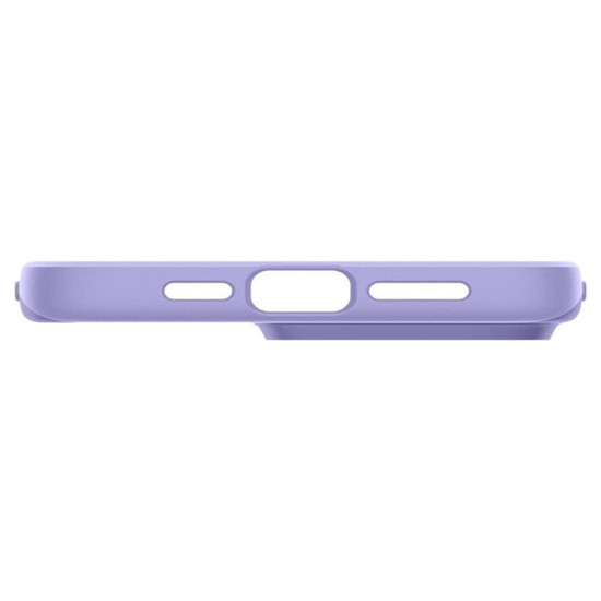 Husa slim Spigen Thin Fit compatibila cu iPhone 15 Pro Purple (iPhone 15 Pro, ACS06692) by www.silkase.ro