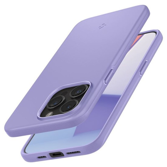 Husa slim Spigen Thin Fit compatibila cu iPhone 15 Pro Purple (iPhone 15 Pro, ACS06692) by www.silkase.ro
