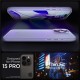 Husa slim Spigen Thin Fit compatibila cu iPhone 15 Pro Purple (iPhone 15 Pro, ACS06692) by www.silkase.ro
