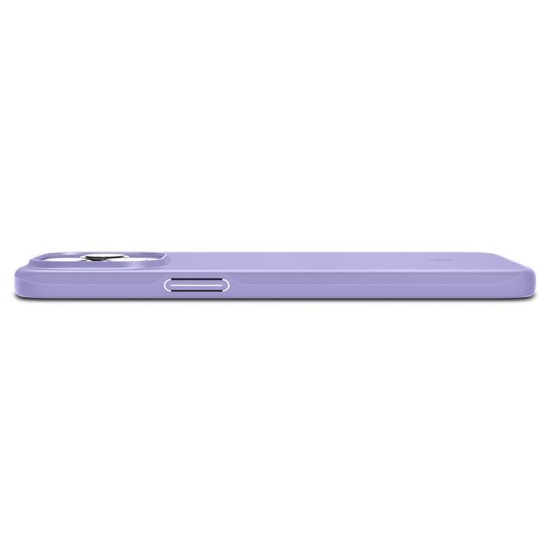 Husa slim Spigen Thin Fit compatibila cu iPhone 15 Pro Purple (iPhone 15 Pro, ACS06692) by www.silkase.ro