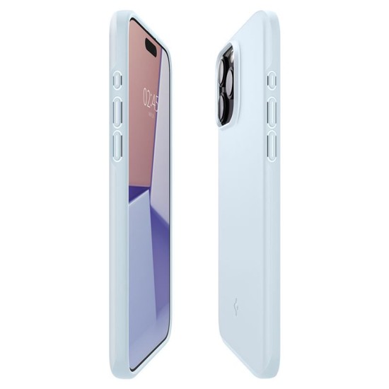 Husa pentru iPhone 15 Pro - Spigen Thin Fit - Mute Blue (Spigen, iPhone 15 Pro) by www.silkase.ro Husa pentru iPhone 15 Pro - Spigen Thin Fit - Mute Blue (iPhone 15 Pro, ACS06693) by www.silkase.ro