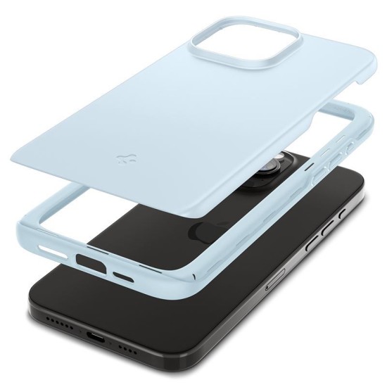 Husa pentru iPhone 15 Pro - Spigen Thin Fit - Mute Blue (Spigen, iPhone 15 Pro) by www.silkase.ro Husa pentru iPhone 15 Pro - Spigen Thin Fit - Mute Blue (iPhone 15 Pro, ACS06693) by www.silkase.ro
