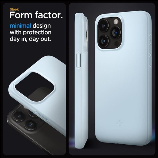 Husa pentru iPhone 15 Pro - Spigen Thin Fit - Mute Blue (Spigen, iPhone 15 Pro) by www.silkase.ro Husa pentru iPhone 15 Pro - Spigen Thin Fit - Mute Blue (iPhone 15 Pro, ACS06693) by www.silkase.ro