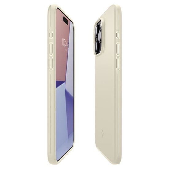 Husa Spigen Thin Fit pentru Apple iPhone 15 Pro Bej (Spigen, iPhone 15 Pro) by www.silkase.ro Husa Spigen Thin Fit pentru Apple iPhone 15 Pro Bej (iPhone 15 Pro, ACS06694) by www.silkase.ro