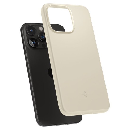 Husa Spigen Thin Fit pentru Apple iPhone 15 Pro Bej (Spigen, iPhone 15 Pro) by www.silkase.ro Husa Spigen Thin Fit pentru Apple iPhone 15 Pro Bej (iPhone 15 Pro, ACS06694) by www.silkase.ro