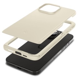 Husa Spigen Thin Fit pentru Apple iPhone 15 Pro Bej