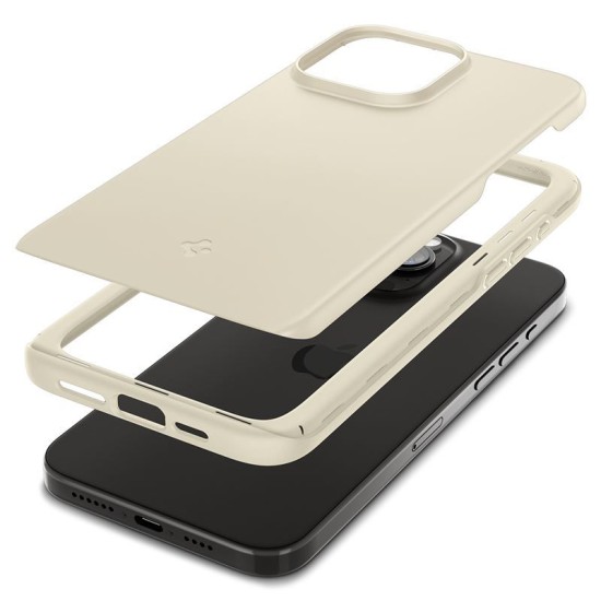 Husa Spigen Thin Fit pentru Apple iPhone 15 Pro Bej (Spigen, iPhone 15 Pro) by www.silkase.ro Husa Spigen Thin Fit pentru Apple iPhone 15 Pro Bej (iPhone 15 Pro, ACS06694) by www.silkase.ro