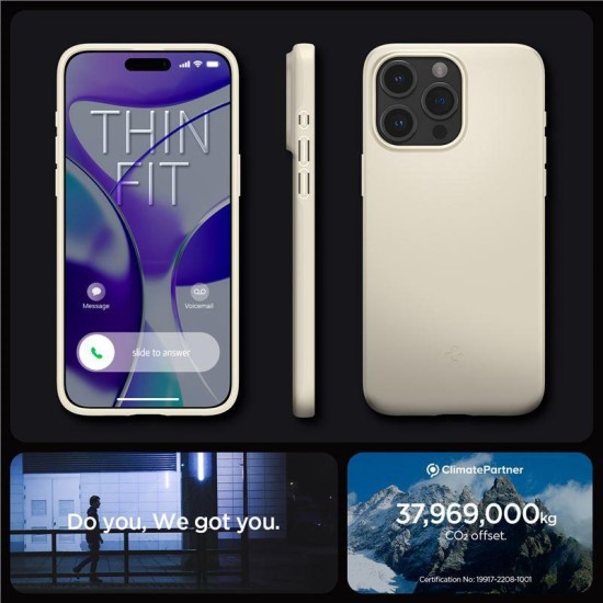 Husa Spigen Thin Fit pentru Apple iPhone 15 Pro Bej (Spigen, iPhone 15 Pro) by www.silkase.ro Husa Spigen Thin Fit pentru Apple iPhone 15 Pro Bej (iPhone 15 Pro, ACS06694) by www.silkase.ro