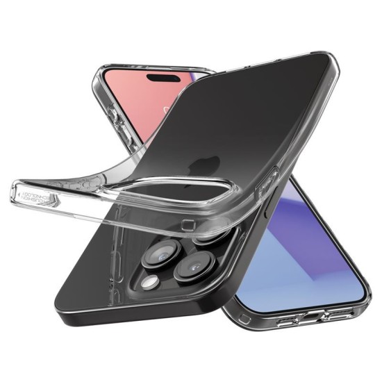 Husa Spigen Liquid Crystal compatibila cu iPhone 15 Pro Crystal Clear (Spigen, iPhone 15 Pro) by www.silkase.ro Husa Spigen Liquid Crystal compatibila cu iPhone 15 Pro Crystal Clear (iPhone 15 Pro, ACS06699) by www.silkase.ro