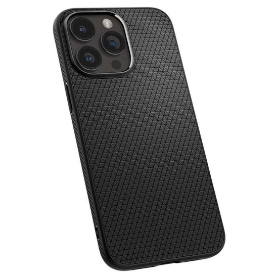 Husa Spigen Liquid Air compatibila cu iPhone 15 Pro Matte Black (Spigen, iPhone 15 Pro) by www.silkase.ro Husa Spigen Liquid Air compatibila cu iPhone 15 Pro Matte Black (iPhone 15 Pro, ACS06704) by www.silkase.ro