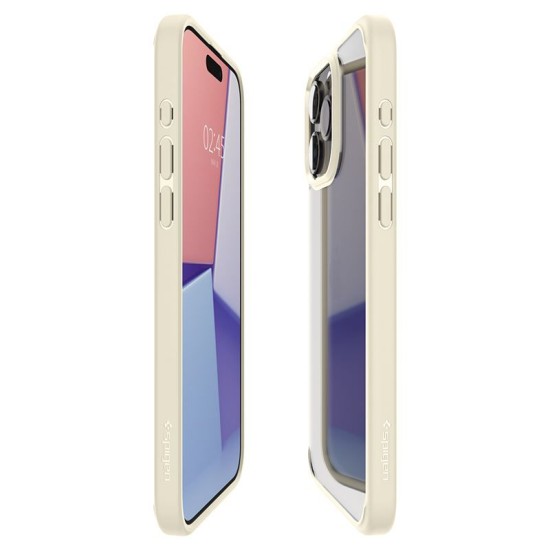 Husa Spigen Ultra Hybrid compatibila cu iPhone 15 Pro Beige (Spigen, iPhone 15 Pro) by www.silkase.ro Husa Spigen Ultra Hybrid compatibila cu iPhone 15 Pro Beige (iPhone 15 Pro, ACS06712) by www.silkase.ro