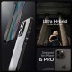 Husa de protectie hibrida Spigen Ultra Hybrid pentru iPhone 15 Pro, negru mat (iPhone 15 Pro, ACS06713) by www.silkase.ro