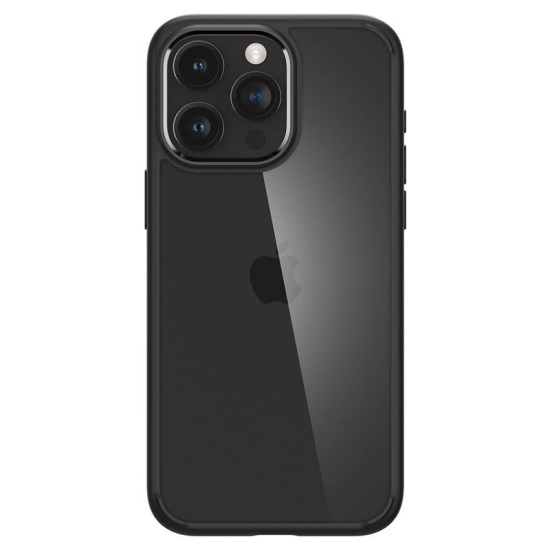 Husa de protectie hibrida Spigen Ultra Hybrid pentru iPhone 15 Pro, negru mat (iPhone 15 Pro, ACS06713) by www.silkase.ro
