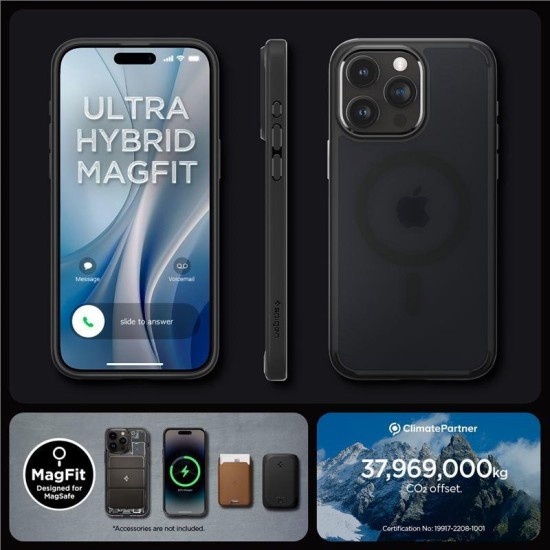 Husa pentru iPhone 15 Pro, Spigen, Policarbonat, Transparent (iPhone 15 Pro, ACS06720) by www.silkase.ro
