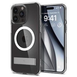 Husa Spigen Ultra Hybrid S MagSafe compatibila cu iPhone 15 Pro Crystal Clear