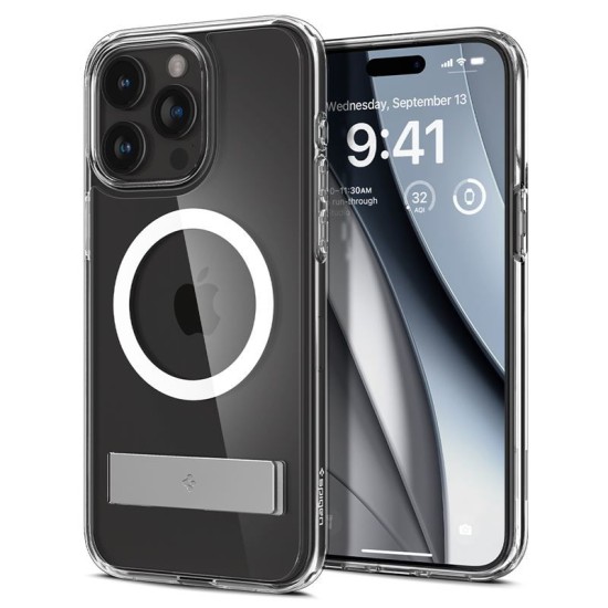 Husa Spigen Ultra Hybrid S MagSafe compatibila cu iPhone 15 Pro Crystal Clear (Spigen, iPhone 15 Pro) by www.silkase.ro Husa Spigen Ultra Hybrid S MagSafe compatibila cu iPhone 15 Pro Crystal Clear (iPhone 15 Pro, ACS06722) by www.silkase.ro