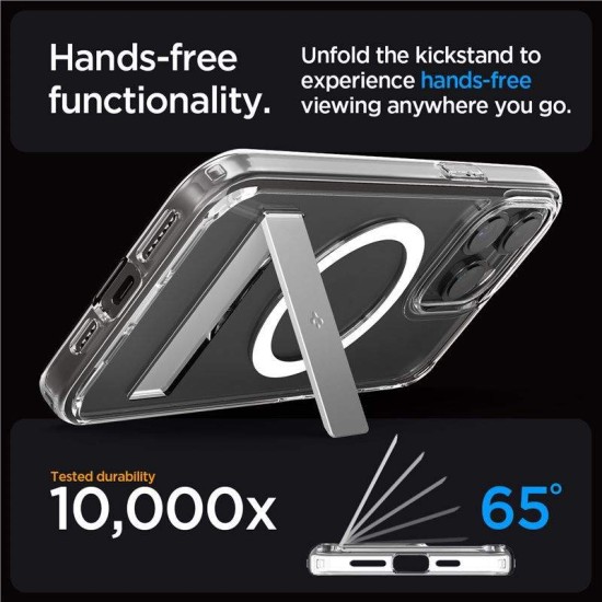 Husa Spigen Ultra Hybrid S MagSafe compatibila cu iPhone 15 Pro Crystal Clear (Spigen, iPhone 15 Pro) by www.silkase.ro Husa Spigen Ultra Hybrid S MagSafe compatibila cu iPhone 15 Pro Crystal Clear (iPhone 15 Pro, ACS06722) by www.silkase.ro