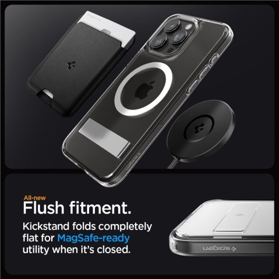 Husa Spigen Ultra Hybrid S MagSafe compatibila cu iPhone 15 Pro Crystal Clear (Spigen, iPhone 15 Pro) by www.silkase.ro Husa Spigen Ultra Hybrid S MagSafe compatibila cu iPhone 15 Pro Crystal Clear (iPhone 15 Pro, ACS06722) by www.silkase.ro