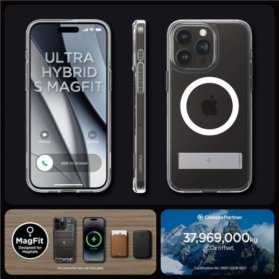 Husa Spigen Ultra Hybrid S MagSafe compatibila cu iPhone 15 Pro Crystal Clear (Spigen, iPhone 15 Pro) by www.silkase.ro Husa Spigen Ultra Hybrid S MagSafe compatibila cu iPhone 15 Pro Crystal Clear (iPhone 15 Pro, ACS06722) by www.silkase.ro