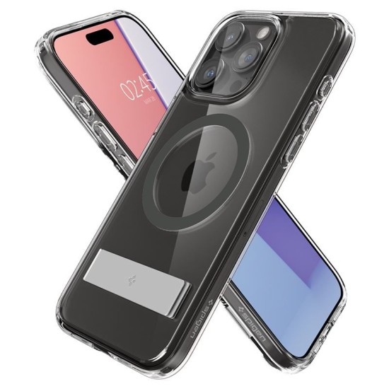 Husa Spigen Ultra Hybrid S MagSafe compatibila cu iPhone 15 Pro Graphite (Spigen, iPhone 15 Pro) by www.silkase.ro Husa Spigen Ultra Hybrid S MagSafe compatibila cu iPhone 15 Pro Graphite (iPhone 15 Pro, ACS06723) by www.silkase.ro