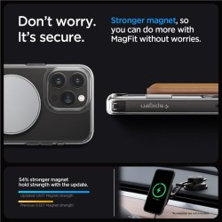 Husa Spigen Ultra Hybrid S MagSafe compatibila cu iPhone 15 Pro Graphite Husa Spigen Ultra Hybrid S MagSafe compatibila cu iPhone 15 Pro Graphite