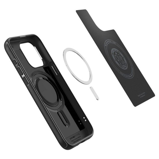 Husa Spigen Mag Armor MagSafe pentru Apple iPhone 15 Pro Negru Mat (iPhone 15 Pro, ACS06736) by www.silkase.ro