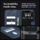 Husa cu snur Spigen Wallet S Pro compatibila cu iPhone 15 Pro Navy Blue (iPhone 15 Pro, ACS06741) by www.silkase.ro