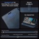 Husa cu snur Spigen Wallet S Pro compatibila cu iPhone 15 Pro Navy Blue (iPhone 15 Pro, ACS06741) by www.silkase.ro