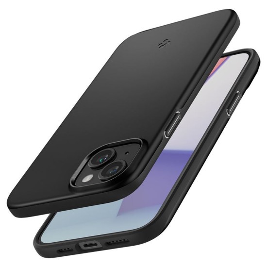Husa pentru iPhone 15, Spigen Thin Fit, Black (Spigen, iPhone 15 Pro) by www.silkase.ro Husa pentru iPhone 15, Spigen Thin Fit, Black (iPhone 15 Pro, ACS06776) by www.silkase.ro