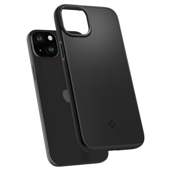 Husa pentru iPhone 15, Spigen Thin Fit, Black (Spigen, iPhone 15 Pro) by www.silkase.ro Husa pentru iPhone 15, Spigen Thin Fit, Black (iPhone 15 Pro, ACS06776) by www.silkase.ro