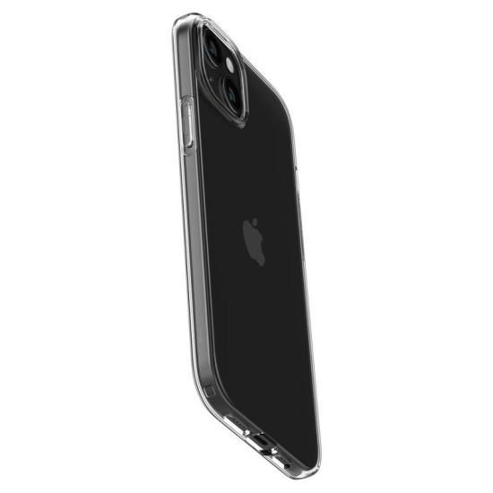 Husa pentru iPhone 15 - Spigen Liquid Crystal - Clear (iPhone 15, ACS06786) by www.silkase.ro