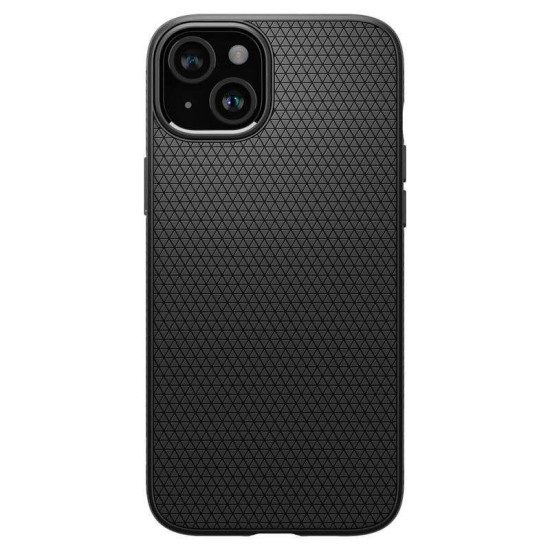 Husa pentru iPhone 15 - Spigen Liquid Air - Matte Black (Spigen, iPhone 15) by www.silkase.ro Husa pentru iPhone 15 - Spigen Liquid Air - Matte Black (iPhone 15, ACS06790) by www.silkase.ro