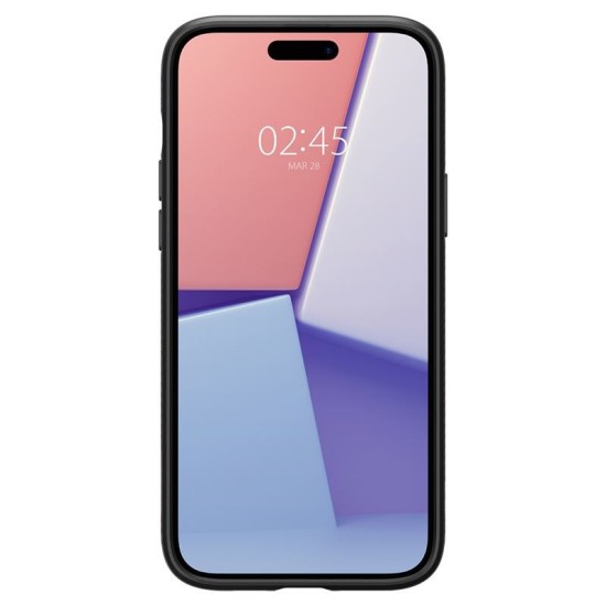Husa pentru iPhone 15 - Spigen Liquid Air - Matte Black (Spigen, iPhone 15) by www.silkase.ro Husa pentru iPhone 15 - Spigen Liquid Air - Matte Black (iPhone 15, ACS06790) by www.silkase.ro