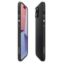 Husa pentru iPhone 15 - Spigen Liquid Air - Matte Black Husa pentru iPhone 15 - Spigen Liquid Air - Matte Black