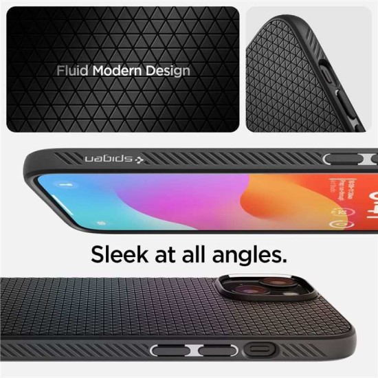 Husa pentru iPhone 15 - Spigen Liquid Air - Matte Black (Spigen, iPhone 15) by www.silkase.ro Husa pentru iPhone 15 - Spigen Liquid Air - Matte Black (iPhone 15, ACS06790) by www.silkase.ro