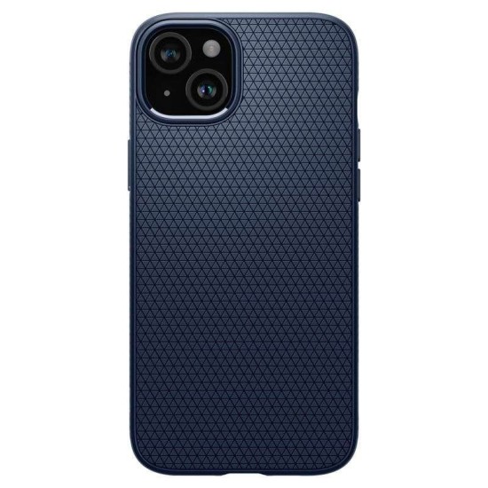 Husa pentru iPhone 15 - Spigen Liquid Air - Navy Blue (Spigen, iPhone 15) by www.silkase.ro Husa pentru iPhone 15 - Spigen Liquid Air - Navy Blue (iPhone 15, ACS06791) by www.silkase.ro