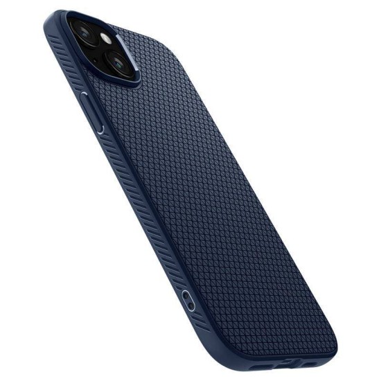 Husa pentru iPhone 15 - Spigen Liquid Air - Navy Blue (Spigen, iPhone 15) by www.silkase.ro Husa pentru iPhone 15 - Spigen Liquid Air - Navy Blue (iPhone 15, ACS06791) by www.silkase.ro