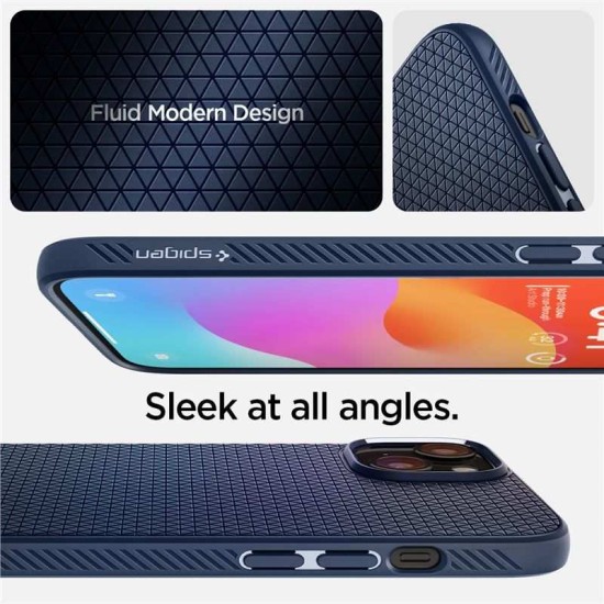 Husa pentru iPhone 15 - Spigen Liquid Air - Navy Blue (Spigen, iPhone 15) by www.silkase.ro Husa pentru iPhone 15 - Spigen Liquid Air - Navy Blue (iPhone 15, ACS06791) by www.silkase.ro