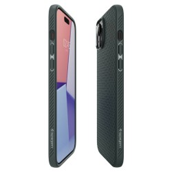 Husa pentru iPhone 15 - Spigen Liquid Air - Abyss Green Husa pentru iPhone 15 - Spigen Liquid Air - Abyss Green