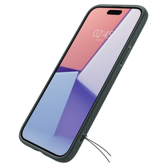 Husa pentru iPhone 15 - Spigen Liquid Air - Abyss Green (Spigen, iPhone 15) by www.silkase.ro Husa pentru iPhone 15 - Spigen Liquid Air - Abyss Green (iPhone 15, ACS06792) by www.silkase.ro