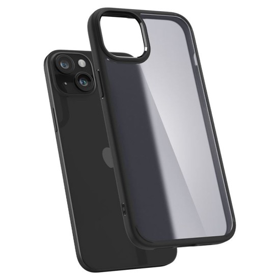 Husa Spigen Ultra Hybrid compatibila cu iPhone 15 Frost Black (Spigen, iPhone 15) by www.silkase.ro Husa Spigen Ultra Hybrid compatibila cu iPhone 15 Frost Black (iPhone 15, ACS06797) by www.silkase.ro