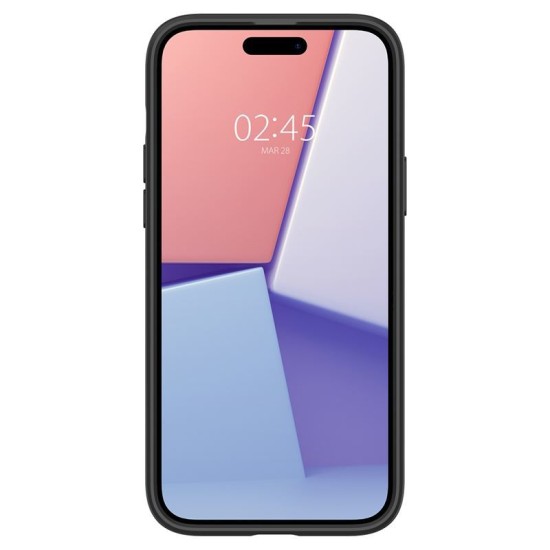 Husa Spigen Ultra Hybrid pentru iPhone 15, matte black (iPhone 15, ACS06799) by www.silkase.ro